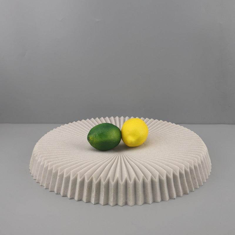 Creative Resin Round Fruit Tray Tray - Mubimart
