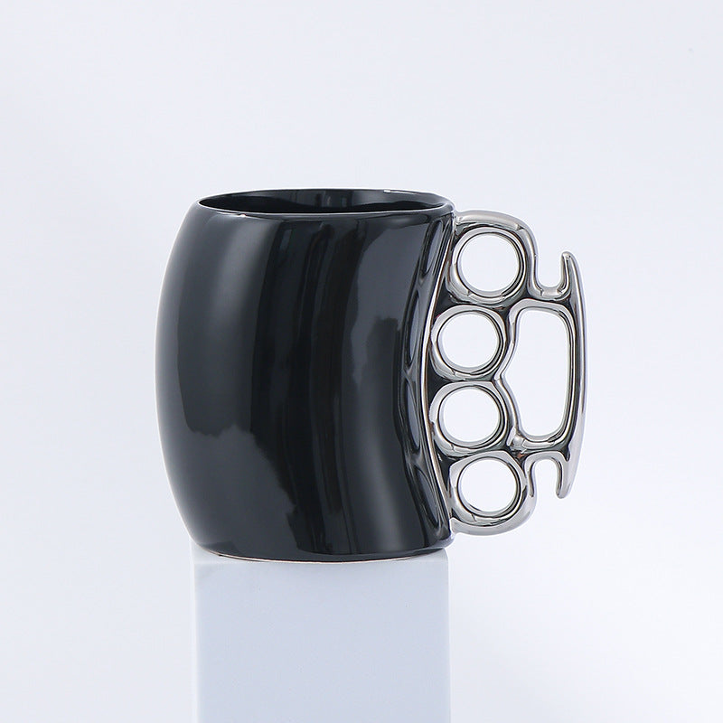 Creative Ring Cup Coffee Mug Mug Ceramic - Mubimart -  