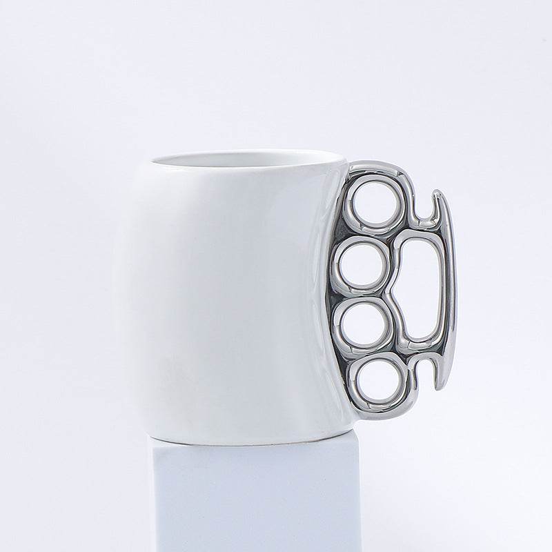 Creative Ring Cup Coffee Mug Mug Ceramic - Mubimart