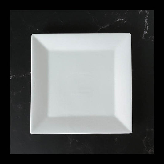 Creative Simple White Nordic Style Square Plate Ceramics - Mubimart