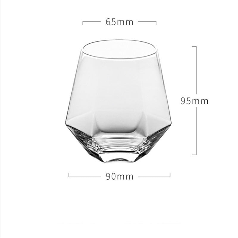 Creative Six-Row Glass Cold Water Bottle - Mubimart -  