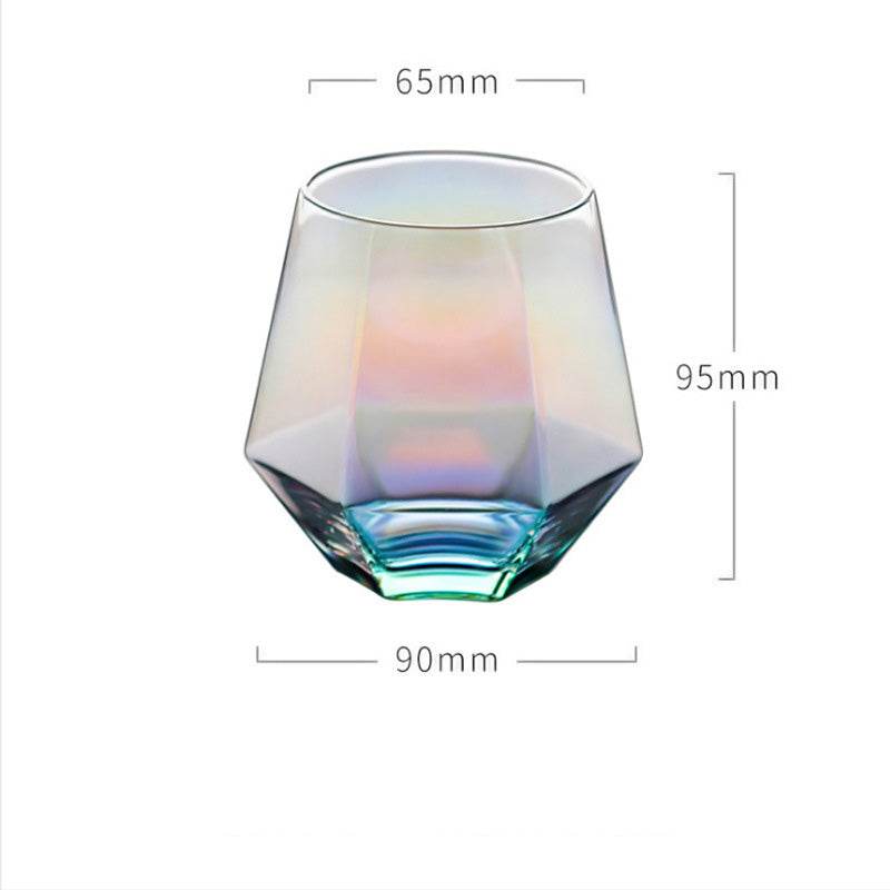 Creative Six-Row Glass Cold Water Bottle - Mubimart