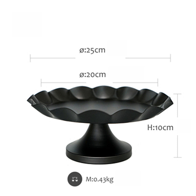 Creative Wedding Dessert Table Decoration Black Cake Stand - Mubimart -  