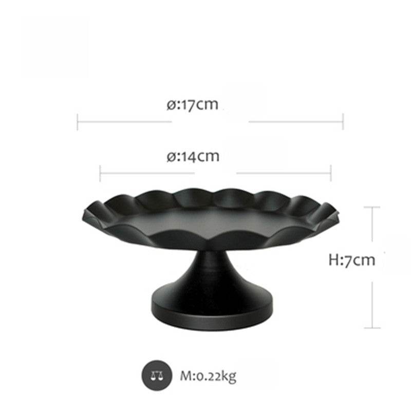 Creative Wedding Dessert Table Decoration Black Cake Stand - Mubimart