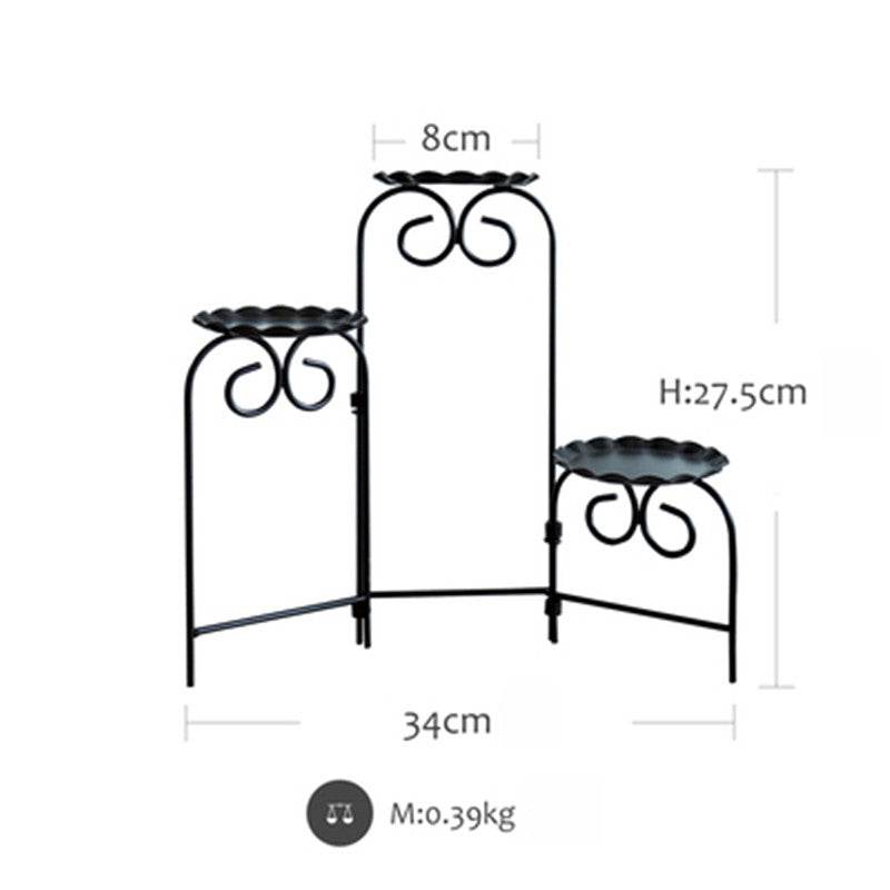 Creative Wedding Dessert Table Decoration Black Cake Stand - Mubimart