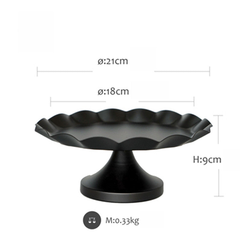 Creative Wedding Dessert Table Decoration Black Cake Stand - Mubimart -  