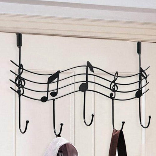Creative Wrought Iron Door Coat Rack Hook Hanger - Mubimart