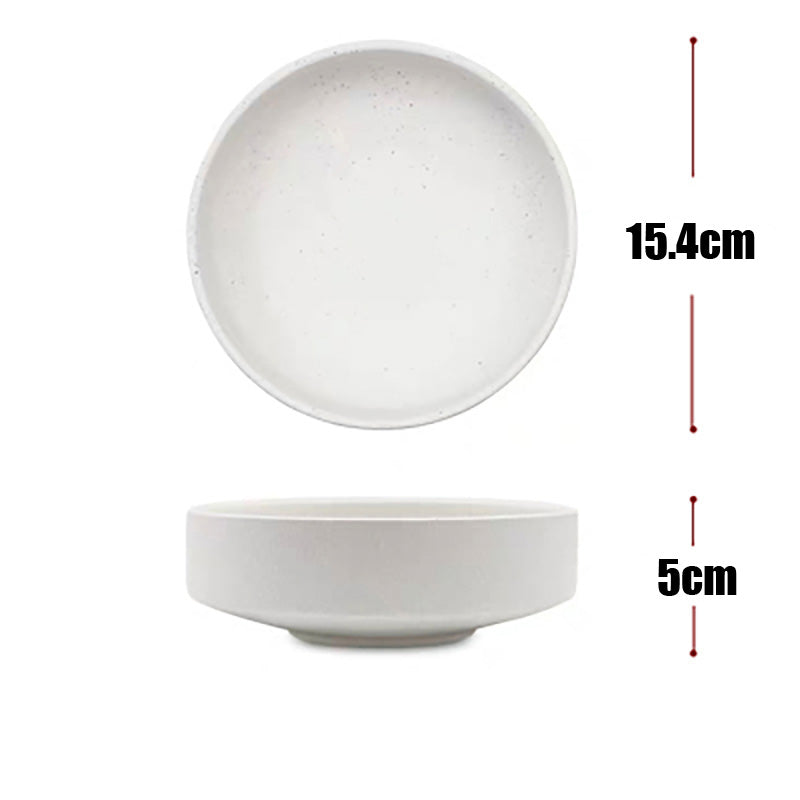 Creative ceramic bowl salad bowl - Mubimart - Soup bowl 