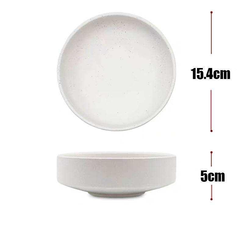Creative ceramic bowl salad bowl - Mubimart