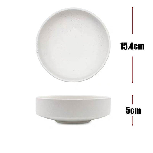 Creative ceramic bowl salad bowl - Mubimart