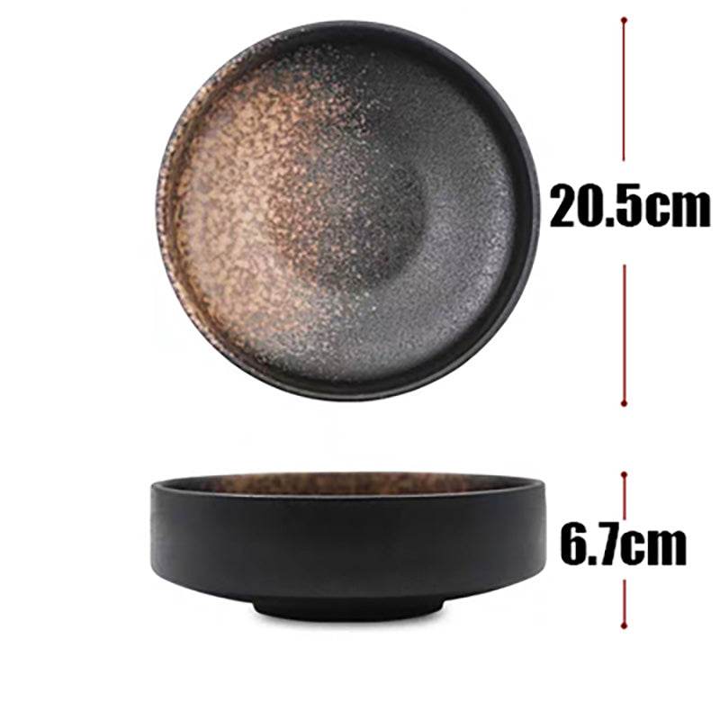 Creative ceramic bowl salad bowl - Mubimart