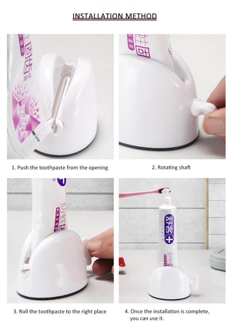 Creative lazy toothpaste squeezer - Mubimart