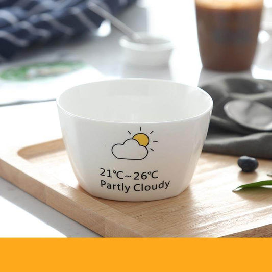 Creative rice bowl soup bowl home - Mubimart
