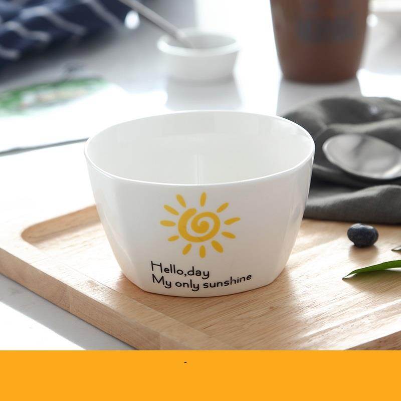 Creative rice bowl soup bowl home - Mubimart