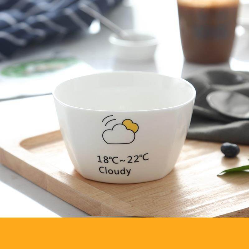 Creative rice bowl soup bowl home - Mubimart