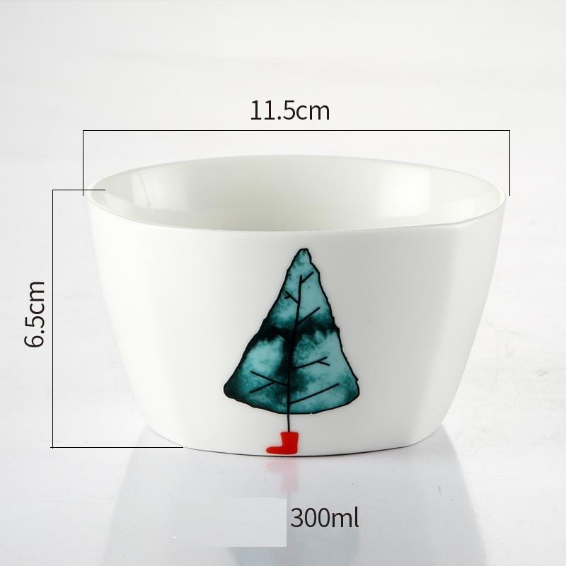 Creative rice bowl soup bowl home - Mubimart -  