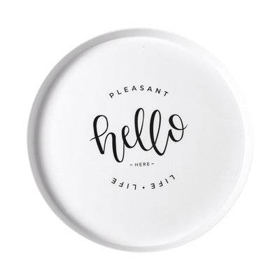 Creative teacup tray plastic fruit tray - Mubimart