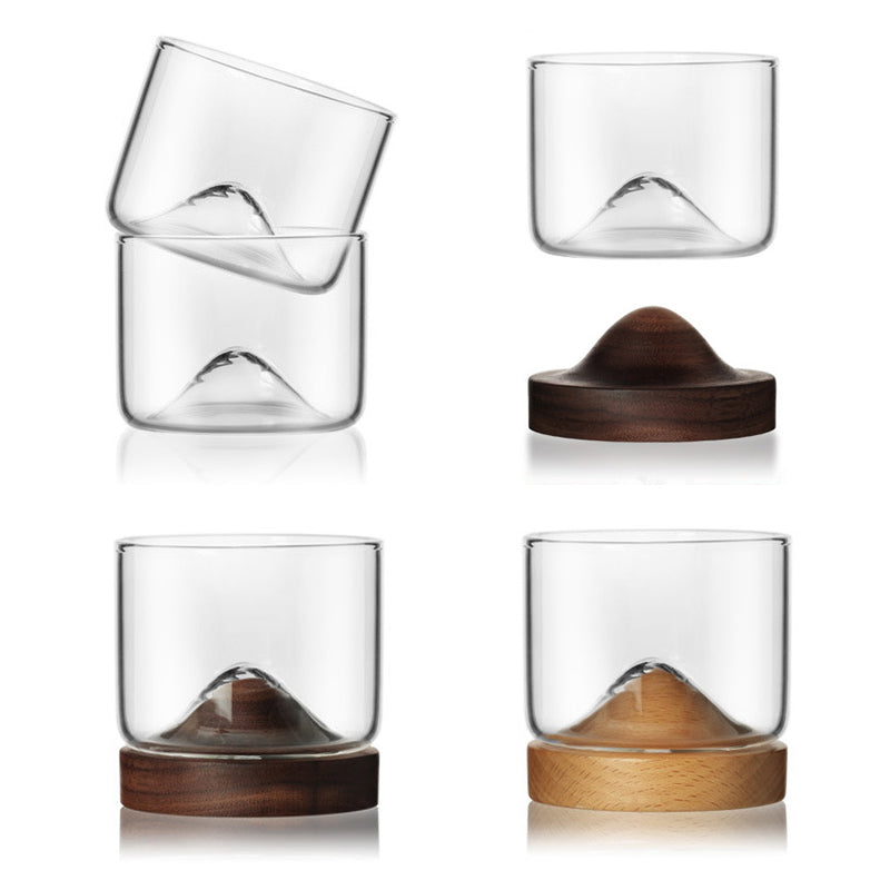 Creative whiskey glass foreign wine glass - Mubimart -  