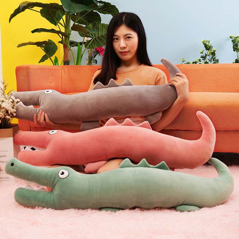 Crocodile Pillow Pillow Neck Pillow Bib Sofa Cushion Bedside Pillow - Mubimart