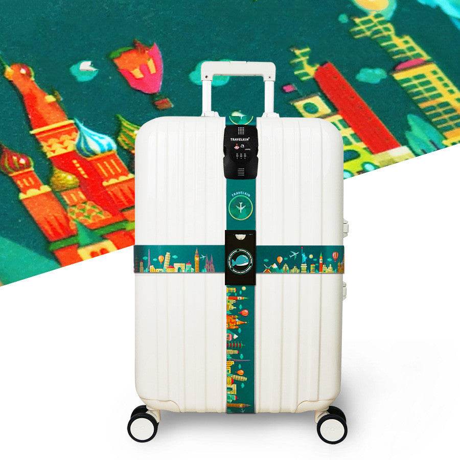 Cross Luggage Belt TSA Customs Code Lock - Mubimart