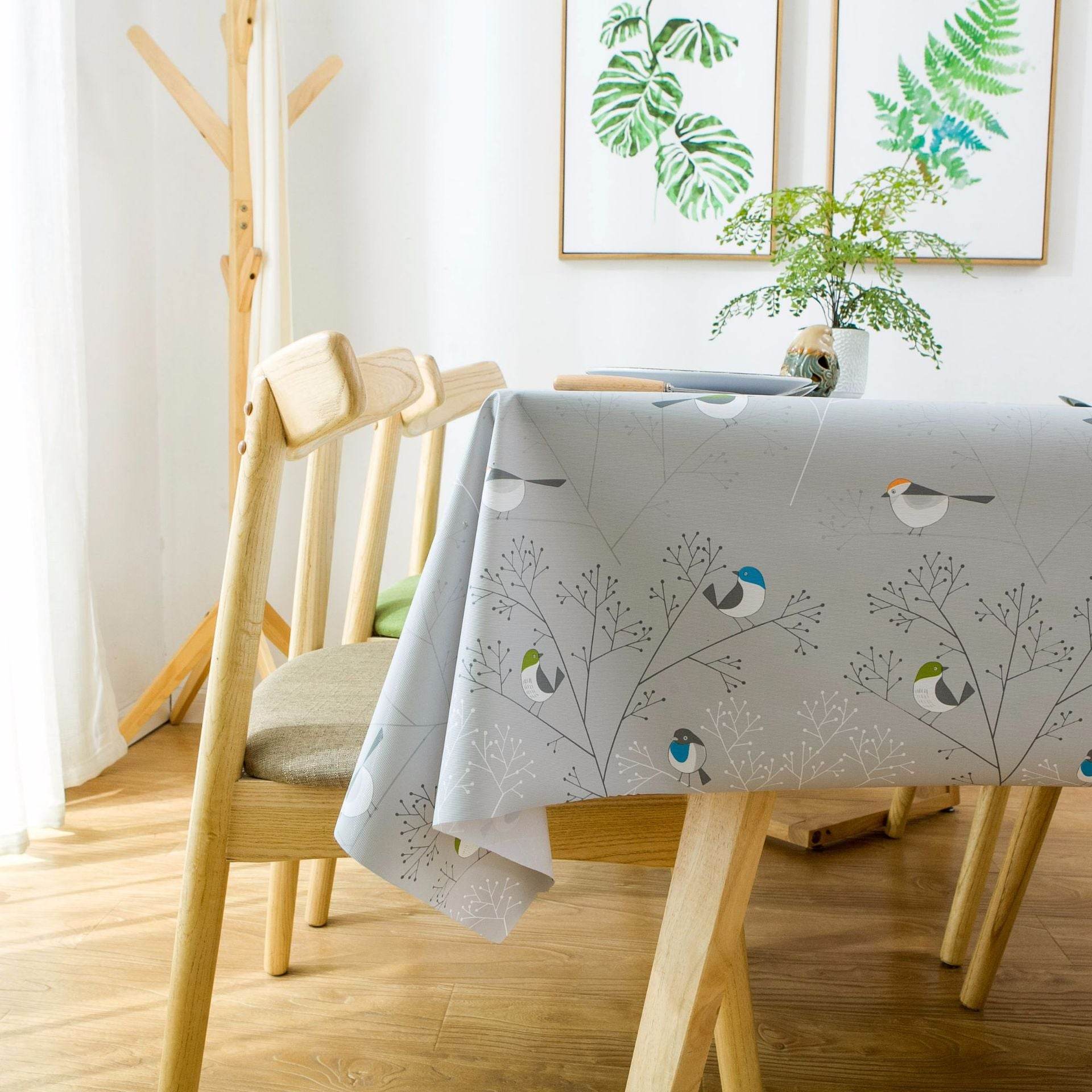 Cross-border Hot Sale Tablecloth PVC Waterproof Cartoon Tablecloth - Mubimart