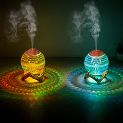 Crystal Ball Humidifier RGB Colorful Creative Mini Silent Mist Volume - Mubimart - Alarm Device 