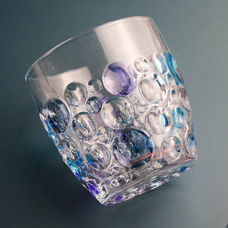 Crystal Diamond Household Whiskey Wine Glass Wine Glass Water Cup - Mubimart