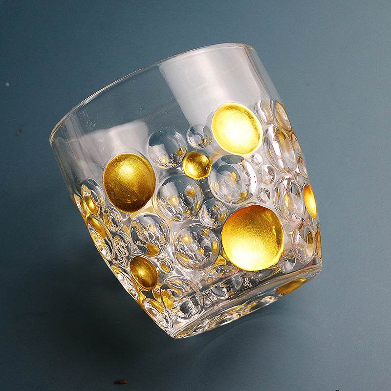 Crystal Diamond Household Whiskey Wine Glass Wine Glass Water Cup - Mubimart