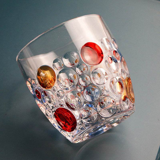 Crystal Diamond Household Whiskey Wine Glass Wine Glass Water Cup - Mubimart