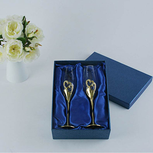 Crystal Diamond Wine Glass Champagne Glass - Mubimart