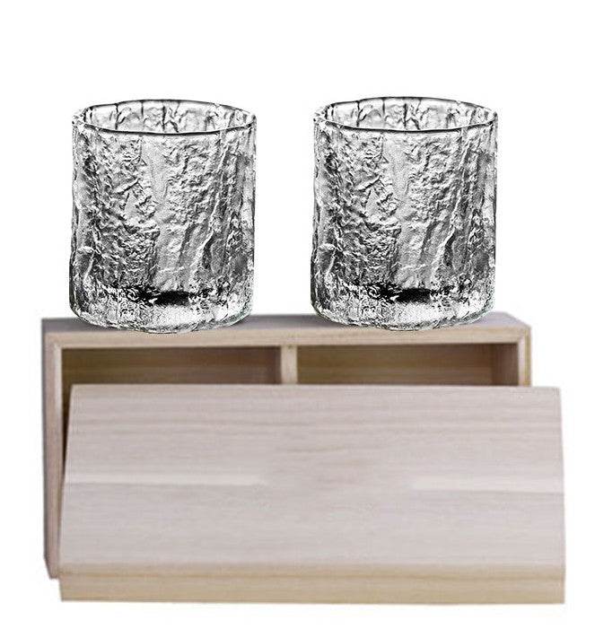 Crystal Glass Water Cup Box Set - Mubimart