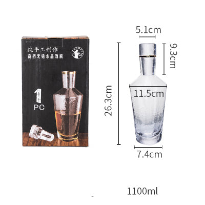 Crystal Glass Whiskey Glass Set - Mubimart -  