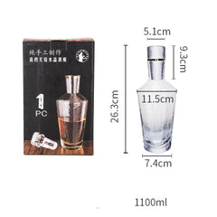 Crystal Glass Whiskey Glass Set - Mubimart -  