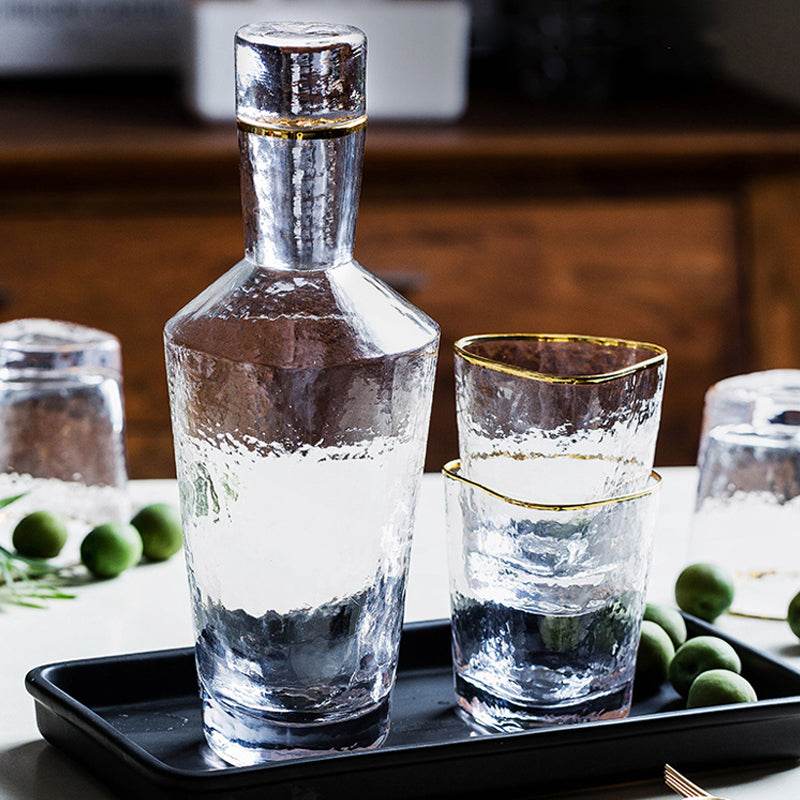 Crystal Glass Whiskey Glass Set - Mubimart