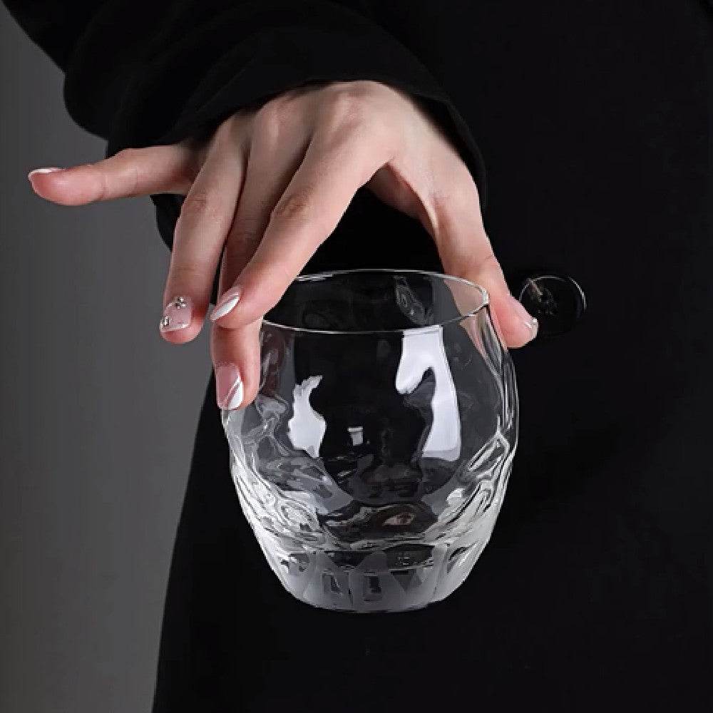 Crystal Hand Carved Glass Whisky Glass - Mubimart