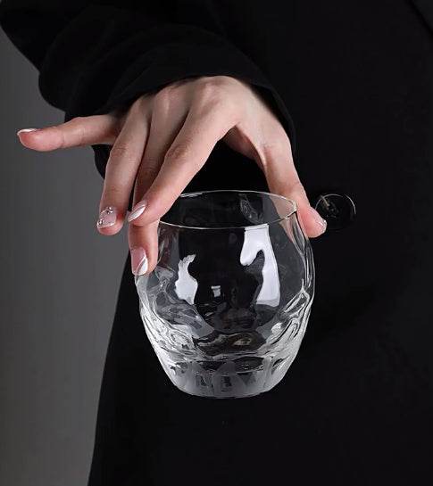 Crystal Hand Carved Glass Whisky Glass - Mubimart