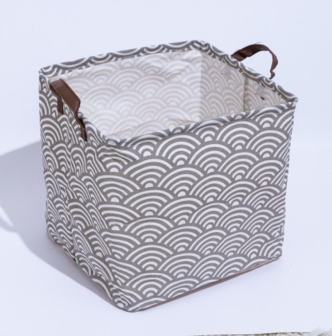 Cube Storage Box Canvas Fabric  Basket Toy Organiz - Mubimart -  