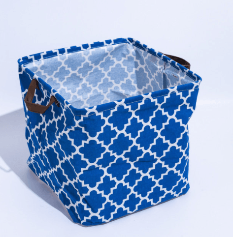 Cube Storage Box Canvas Fabric Basket Toy Organiz - Mubimart