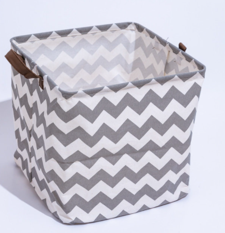 Cube Storage Box Canvas Fabric  Basket Toy Organiz - Mubimart -  