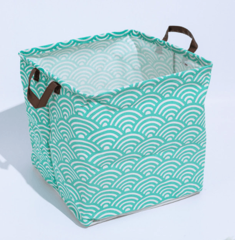 Cube Storage Box Canvas Fabric Basket Toy Organiz - Mubimart