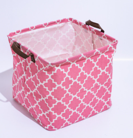 Cube Storage Box Canvas Fabric  Basket Toy Organiz - Mubimart -  