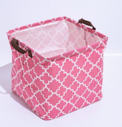 Cube Storage Box Canvas Fabric Basket Toy Organiz - Mubimart