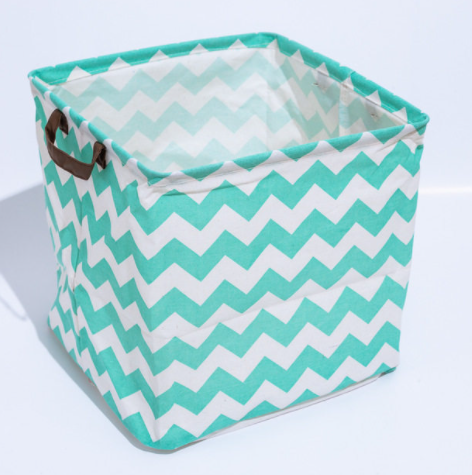 Cube Storage Box Canvas Fabric  Basket Toy Organiz - Mubimart -  