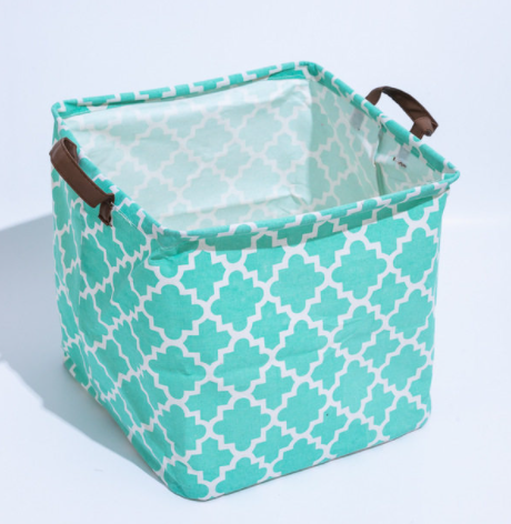 Cube Storage Box Canvas Fabric  Basket Toy Organiz - Mubimart -  