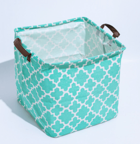 Cube Storage Box Canvas Fabric Basket Toy Organiz - Mubimart
