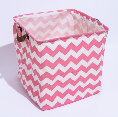 Cube Storage Box Canvas Fabric  Basket Toy Organiz - Mubimart -  