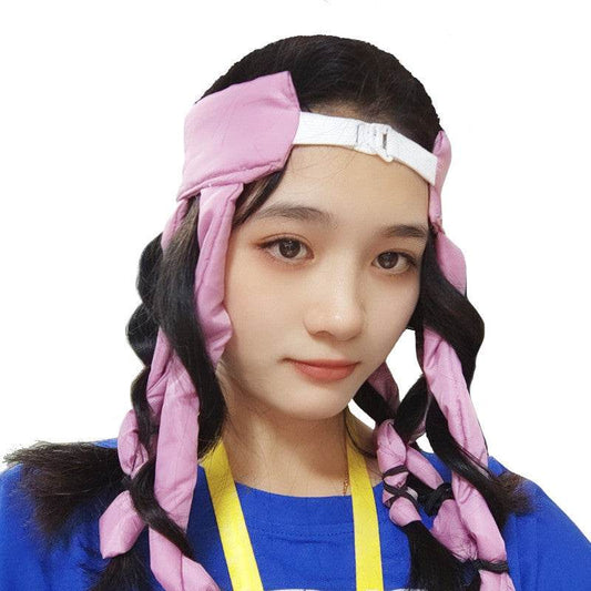 Curlers Curling Rod Ribbon Headband Silk Hair Rollers DIY Hairstyle Tools For Women - Mubimart
