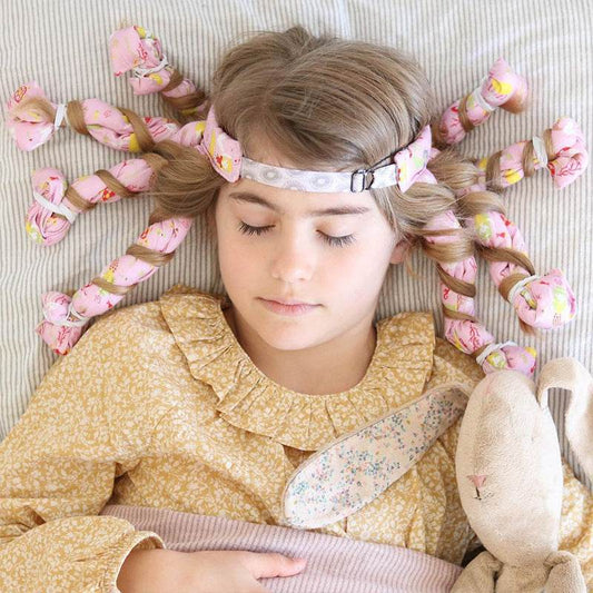 Curlers Curling Rod Ribbon Headband Silk Hair Rollers DIY Hairstyle Tools For Women - Mubimart