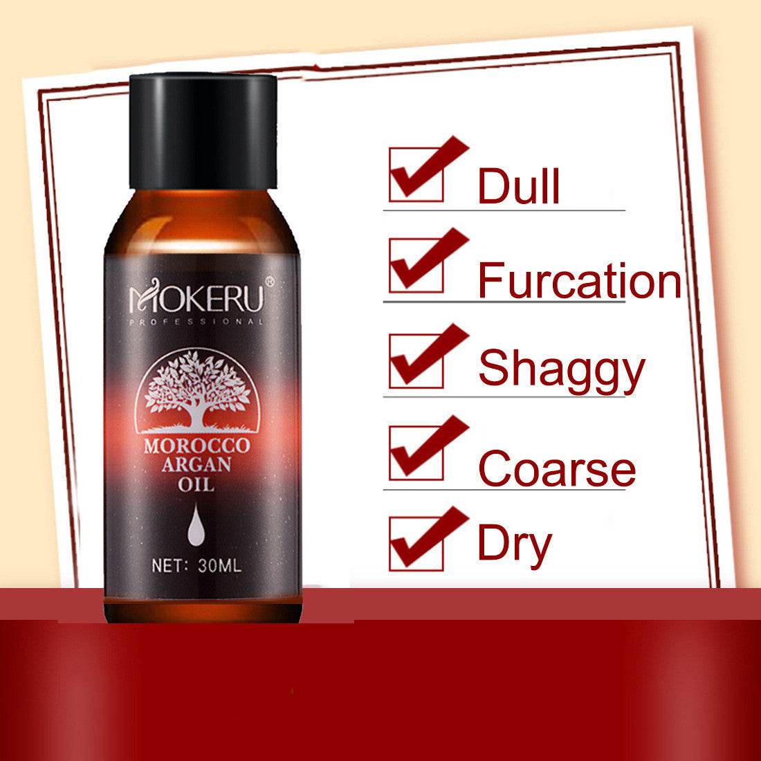Curly HairRepair Soft And Dry Hair Hair Oil - Mubimart
