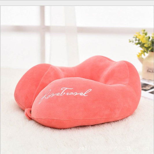 Custom Creative U Travel Pillow Shaped Plane Travel Sambo U-shaped Pillow Neck Pillow Neck Guard Spot Wholesale - Mubimart